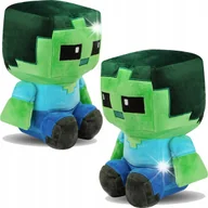 Maskotki i pluszaki - MINECRAFT BABY ZOMBIE PLUSZOWA MASKOTKA Z GRY PLUSZAK DUŻA PRZYTUALNKA - miniaturka - grafika 1