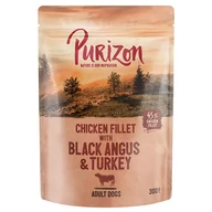 Mokra karma dla psów - 20% taniej! Purizon Adult, 6 x 300 g  - Wołowina Black-Angus i indyk z batatami i żurawiną - miniaturka - grafika 1