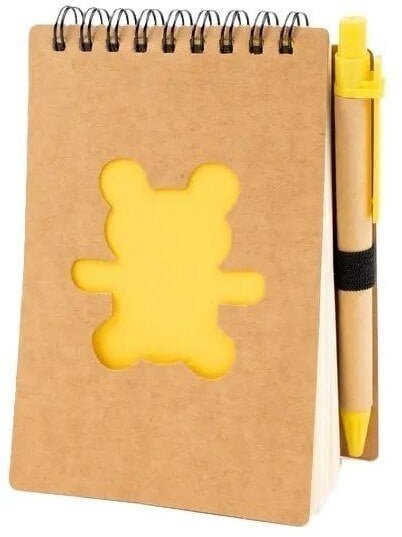 FANDY Blok spirala Eco* Bear z długopisem