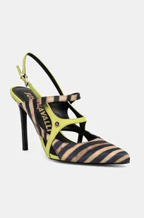 Just Cavalli szpilki kolor beżowy 78RA3S03ZSS67R43 - Czółenka - miniaturka - grafika 1