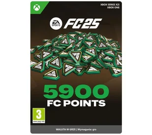 EA SPORTS FC 25 5900 Punktów [kod aktywacyjny] Xbox - Kody i doładowania cyfrowe - miniaturka - grafika 1