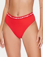 Stroje kąpielowe - Stella McCartney Dół od bikini Logo Classic S7B2C1890.63012 Czerwony - miniaturka - grafika 1