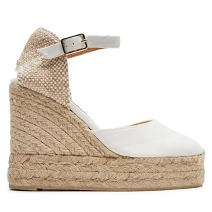 Espadryle Castañer Carol/8Ed/001 020975 Biały - Espadryle damskie - miniaturka - grafika 1
