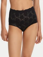 Majtki damskie - Selmark Figi klasyczne z wysokim stanem 10903 Czarny - miniaturka - grafika 1