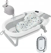 Wanienki dla dzieci - PRIMABOBO WANIENKA SKADANA OLA Z PODUSZK SZARA 5904905021526 - miniaturka - grafika 1