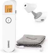 Termometry - Duronic IRT3W Termometr bezdotykowy na podczerwień cyfrowy certyfikowany medycznie | dla dzieci i dorosłych | wyciszanie dźwięków | pomiar z czoła i.. - miniaturka - grafika 1