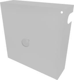 Alantec Obudowa stelażu zapasu kabla 40x40cm, kolor szary ALANTEC - ALANTEC FOOZK-40-B