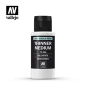 Kolejki i akcesoria - Vallejo Model Color Thinner 60 ml. Rozcieńczalnik do akryli Vallejo 73524 - miniaturka - grafika 1