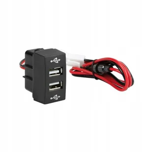ŁADOWARKA MONTAŻOWA ZASILACZ USB MERCEDES ACTROS MP4 DEDYKOWANA 12V 24V TIR - Ładowarki samochodowe - miniaturka - grafika 1