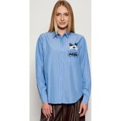 Koszule damskie - Desigual Koszula CAM_MICKYSTRIPES | DESIGUAL X DISNEY | Oversize fit - miniaturka - grafika 1