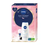 Dezodoranty i antyperspiranty dla kobiet - Nivea Soft Moment zestaw żel pod prysznic 250ml + antyperspirant roll-on 50ml (W) - miniaturka - grafika 1