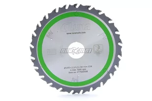 LUNA Tarcza do pilarek tarczowych z węglikiem wolframu, 165 x 30 Z24 Silent TCT BS - (27760-0508) 277600508 - Tarcze do pił - miniaturka - grafika 1