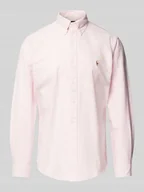 Koszule męskie - Koszula casualowa o kroju regular fit z kołnierzykiem typu button down - miniaturka - grafika 1