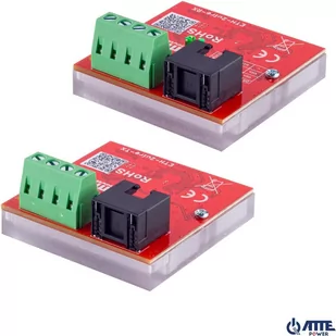 Atte POWER Zestaw konwerterów ETH-2wire-SET ETH-2WIRE-SET - Akcesoria do monitoringu - miniaturka - grafika 1