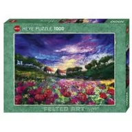 Puzzle - Heye Puzzle 1000 elementów. Sztuka skończona. Zachód słońca - miniaturka - grafika 1