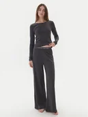 Piżamy damskie - Tommy Hilfiger Spodnie piżamowe UW0UW06230 Szary - miniaturka - grafika 1