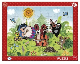 Puzzle układanka dla dzieci 3+ wysoka jakość 40 elementów oryginalne puzzle z Czech Krecik i przyjaciele - Puzzle - miniaturka - grafika 1