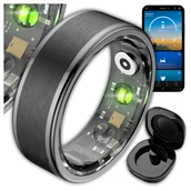 Smartringi - Smart Ring Inteligentny Sportowy Pierścionek Sport Kalorie Sen Tętno Kroki - miniaturka - grafika 1