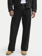 Spodnie męskie - Jack&Jones Jeansy Dave Original 12290248 Czarny Baggy Fit - miniaturka - grafika 1