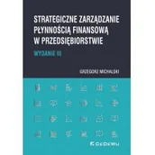 Powieści i opowiadania - Michalski Grzegorz Strategiczne zarządzanie płynnością finansową w przedsiębiorstwie - miniaturka - grafika 1