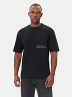 Koszulki męskie - HUGO T-Shirt Nogoste 50549120 Czarny Regular Fit - miniaturka - grafika 1