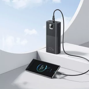 USAMS Powerbank PB68 30000mAh 20W PD+QC 3.0 Fast charging Digital Display czarny/black XY 30KCD19101 US-CD191 - Powerbanki - miniaturka - grafika 4