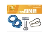 Hamaki - Zestaw montażowy H1_1 do hamaków, niebieski koala/zh1_1_16 - miniaturka - grafika 1