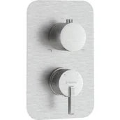 Baterie umywalkowe - Element zewnętrzny Boxa DEANTE Silia BXY FQSM Stal szczotkowana - miniaturka - grafika 1