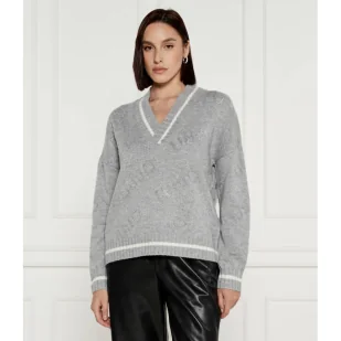 Liu Jo Sport Sweter z dodatkiem wełny - Swetry damskie - miniaturka - grafika 1