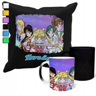 Gadżety dla niej i dla niego - ZESTAW KUBEK MAGICZNY ZMIENIAJĄCY KOLOR + POSZEWKA SAILOR MOON CZAROD+ IMIĘ - miniaturka - grafika 1