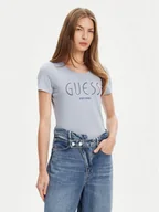 Koszulki i topy damskie - Guess T-Shirt W5YI05 J1314 Niebieski Regular Fit - miniaturka - grafika 1
