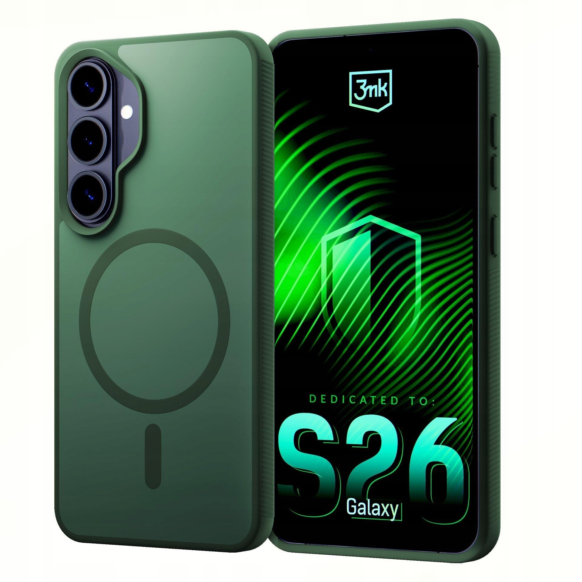 3MK Samsung Galaxy S26+ - 3mk Hardy Hazy MagCase Green
