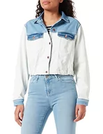 Kurtki damskie - Pepe Jeans Damska kurtka Tiffany Blend, Biały (denim), XL - miniaturka - grafika 1