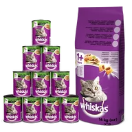 Sucha karma dla kotów - Whiskas Adult z kurczakiem 14 kg - miniaturka - grafika 1