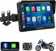 Pozostałe akcesoria do telefonów - Carpuride W702 Pro motocyklowy ekran Carplay z funkcją interkomu motor 2024 - miniaturka - grafika 1