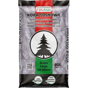 Kora gruba 40-60 mm 80 l - Ziemia ogrodowa - miniaturka - grafika 1