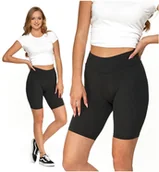 Legginsy - Kolarki Krótkie Legginsy Wysoki Stan Kryjące Wygodne Klasyczne MORAJ 3XL - miniaturka - grafika 1