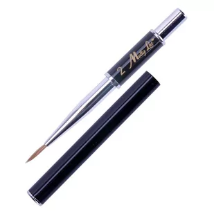 Molly Lac Pędzel pędzelek do zdobień z włosia naturalnego czarny MollyLac Nail Art Brush 11 mm Nr 2 - Akcesoria do paznokci - miniaturka - grafika 1