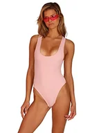 Stroje kąpielowe - OW COLLECTION Women's Hanna kostium kąpielowy, oddzielny, różowy, mały - miniaturka - grafika 1