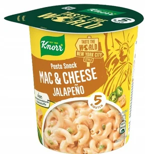 Knorr MAC & CHEESE JALAPENO DANIE z Niemiec - Szybkie dania obiadowe - miniaturka - grafika 1