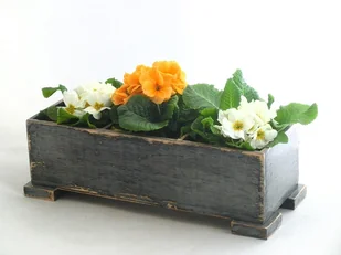 Kwietnik, drewniana skrzynka na kwiaty - Kwietniki Kwietnik, drewniana skrzynka na kwiaty - Kwietniki - miniaturka - grafika 1