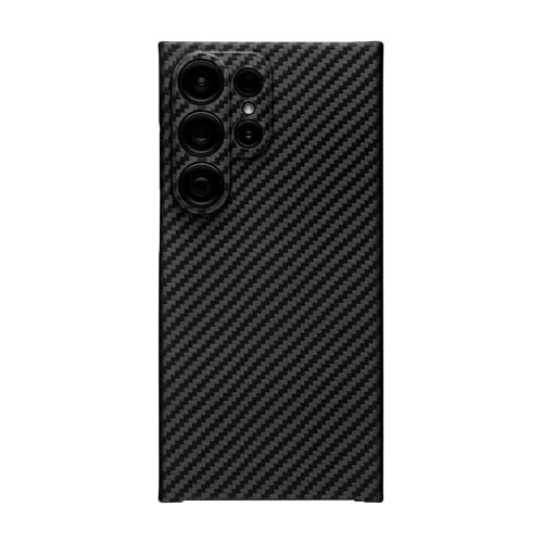 Latercase Etui Galaxy S24 Ultra klasyczne trwałe cienkie etui na telefon włókno aramidowe 0,6 mm, precyzyjne cięcie laserowe, pełna ochrona aparatu, antypoślizgowe matowe wykończenie
