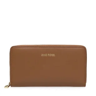 Duży Portfel Damski Gino Rossi BFT231203 Brązowy - Portfele - miniaturka - grafika 1