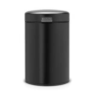 Brabantia BRABANTIA NewIcon kosz ścienny 3 l Czarny matowy 11 62 47 + 20 zł na pierwsze zakupy 11 62 47 - Kosze na śmieci - miniaturka - grafika 1