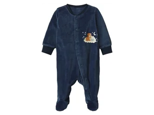 Lupilu Pajacyk niemowlęcy z biobawełną Granatowy 62/68 - Pajacyki dla niemowląt - miniaturka - grafika 1