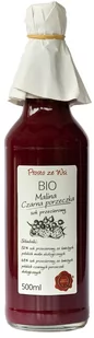 Bio PROSTO ZE WSI (soki przecierowe) SOK PRZECIEROWY MALINA - CZARNA PORZECZKA 500 ml - PROSTO ZE WSI - Soki i napoje niegazowane - miniaturka - grafika 1