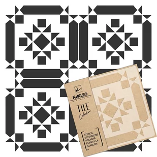 szablon malarski // płytki - kafelki // FRONTERA - 33x33cm - Szablony malarskie - miniaturka - grafika 2