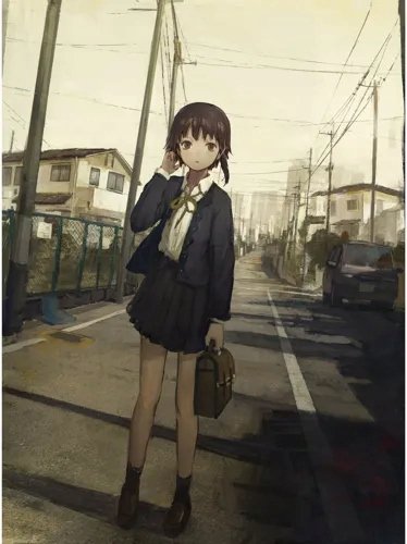 Plakat Anime Manga Lain LAIN_007 A2 (custom)