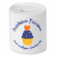 Skarbonki - Skarbonka dla Patrycji na Urodziny Idealny Prezent z Nadrukiem ze Zdjęciem + Opakowanie na prezent (wzór 04) - miniaturka - grafika 1