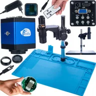 Mikroskopy i lupy - Mikroskop Rosfix MIKROSKOP CYFROWY STABILNY KAMERA HDMI VGA SILIKONOWA MATA ŻELAZNA PODSTAWA - miniaturka - grafika 1